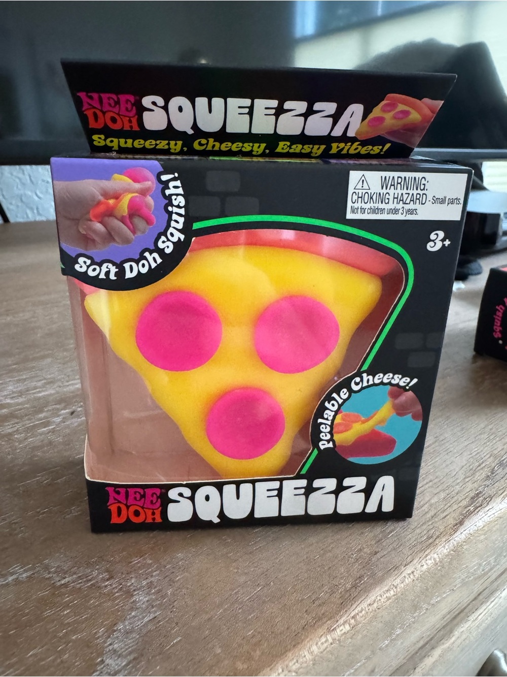 Needoh pizza Squeezza Yellow & Pink
